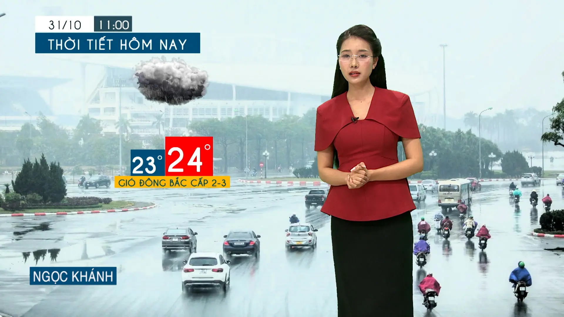 Dự báo thời tiết tối | 31/10/2025